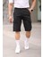 Erkek Slim Fit Kargo Cepli Kapri Şort 1
