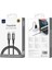 WI-C058 Titanlink Serisi Type-C To Type-C Hızlı Şarj ve Data Kablosu 240W 1.5m Gri 3