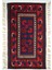 El Dokuma Lacivert Kırmızı Renk Yağcıbedir Halısı 57 x 108 cm (0.61 M²) 1