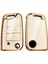 Volkswagen Tiguan Beyaz-Gold Anahtar Kılıfı 2016-2020 1