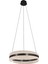 Ecrin 60'lık Yuvarlak Siyah 84 Watt Ledli Modern Tasarım Mutfak Salon Avize 2