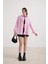 Oversize Kadın Gömlek Pembe 3