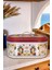 Beyaz Metal Oval Ekmeklik, Orta Boy, Şık ve Kullanışlı Ekmek Kutusu, 32x20, Bej 3