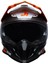 J34 Pro Outer Space Kapalı Motosiklet Kaskı Siyah Antrasit Oranj 3