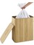 İki Bölmeli Katlanabilir Bambu Sepet, 52x33x63 cm, 100 L, Bej 5
