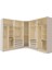 Platin Köşe Mdf Bazalı Ledli Yatak Odası Takımı 4