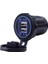 IC-266C-1 Pano Tip Ikili USB 4.2A Mavi Ledli 1