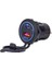 IC-266C-6 Pano Tip Ikili Usb3.0 + Type-C Soket 12-24V Butonlu Mavi LED 1