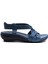 Kadın Cilt Lastikli Ortopedik Sandalet 6145 3
