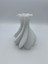 Zarif Spiral Kıvrımlı Dekoratif Vazo – 15CM Plastik 1