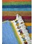 El Dokuma Mavi Renk Yün Tribal Halı 60X90 cm (0.54 M ) 5