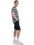 Bermuda Slim Fit Beli Bağcıklı Denim Şort 2