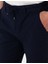 Erkek Lacivert Slim Fit Keten Görünümlü Kanvas Pantolon 50308086-VR033 5