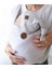 Premium Birinci Sınıf Pamuklu Esnek Wrap Sling Gri (Babywearinge Özel Üretim Kumaş) 2