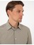 Erkek Haki Slim Fit Çizgili Uzun Kollu Gömlek 50310777-VR054 2