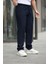 Erkek Trend Beli Lastikli Bol Paça Baggy Pantolon 1