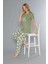 Kısa Kol Yazlık Viskon Pijama Takımı Beach Club Flz 88-110 1