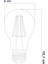 A60 Şeffaf 12W 3000K E27 Günışığı Dimmerli LED Ampul ERD-304 2