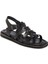Siyah Hakiki Deri Kadın Sandalet - K24Y1SN67127-A23 1
