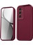 Samsung Galaxy S23 Fe Uyumlu Kılıf Kamera Korumalı Yumuşak Dokulu Darbe Emici Bordo Silikon Kapak 2