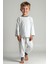 Unisex Çocuk Desenli Pijama Takımı - Antrasit 1