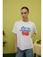 Kadın Beyaz Renk Berry Baskılı Oversize Kısa Kollu T-Shirt 2