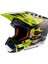 S-M5 Rash Off-Road Motosiklet Kaskı Lacivert Sarı Beyaz 1