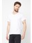Erkek Pamuklu Kısa Kollu V Yaka T-Shirt 2