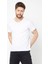 Erkek Pamuklu Kısa Kollu V Yaka T-Shirt 3