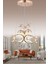 Samay 3 Renk Gold ( Sarı Beyaz ve Gün Işığı ) Luxury LED Kristal Taşlı Avize Concept 1