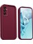 Samsung Galaxy A36 Uyumlu Kılıf Kamera Korumalı Yumuşak Dokulu Darbe Emici Bordo Silikon Kapak 2