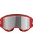 Vision 3 Wordmark Goggle Kross Gözlüğü Kırmızı Gümüş 4