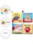 4 Kitap Tox Meyveler , Çiftlik , Orman ve Evcil Hayvanlar Kumaş Sessiz Kitap T055 T049 T058 T110 - Bez Kitap , Eğitici Oyuncak , Yumuşak ve Hışırtılı 4