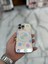 iPhone 16 Pro Max Kılıf Parlak Papatya Tasarımlı Magsafe Kılıf Fiyonk Silikon Gümüş 1