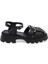 Siyah Hakiki Deri Kadın Sandalet - K24Y1SN67158-A23 3