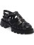 Siyah Hakiki Deri Kadın Sandalet - K24Y1SN67159-A23 1
