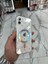 Apple iPhone 11 Kılıf Kalp Magsafe Kılıf Fiyonklu Tasarım Silikon Kılıf Gümüş 4