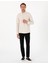 Erkek Bej Oxford Slim Fit Kolay Ütülenebilir Gömlek 50306996-VR011 4