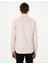 Erkek Bej Oxford Slim Fit Kolay Ütülenebilir Gömlek 50306996-VR011 5