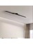 Modern Tavan Koridor Aydınlatması Çubuk LED Siyah Beyaz Işık Lineer Avize Armatür 100 cm 3