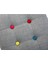 Renkli Düğmeli Kare Puf Dikişli En*boy 42*42 cm Yükseklik 42 cm 1