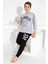 Erkek Çocuk Desenli Uzun Kollu Pijama Takımı 2