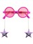 Parti Gözlük Yıldız Pembe 2
