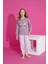 Kız Çocuk Kuğu Desenli Uzun Kollu Pijama Takımı 1