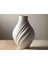 Modern Spiral Tasarımlı Dekoratif Vazo – 18 cm Plastik 1