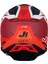J40 Flash Off-Road Kaskı Kırmızı Beyaz Siyah 5