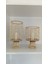 El Yapımı Doğal Bambu Fener Boncuklu 2'li Set (28 cm & 35 cm ) 2