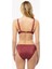 4528 Bordo Simli Kapsız Bikini Takımı 2