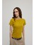 Kadın Olive Kısa Kollu Basic T-Shirt 1