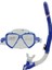 SOL25001-AQWH Au Dual Lenses Mask With Camera Mount Unisex Yüzücü Gözlüğü 1